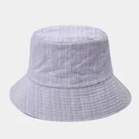 Unisex Casual Elegant Simple Style Solid Color Curved Eaves Bucket Hat sku image 4