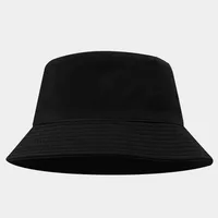 Unisex Casual Elegant Simple Style Solid Color Curved Eaves Bucket Hat sku image 1