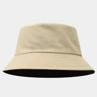 Unisex Casual Elegant Simple Style Solid Color Curved Eaves Bucket Hat sku image 3