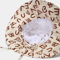 Unisex Casual Elegant Simple Style Printing Curved Eaves Bucket Hat main image 3