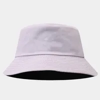 Unisex Casual Elegant Simple Style Solid Color Curved Eaves Bucket Hat sku image 6