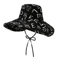 Unisex Casual Elegant Simple Style Printing Curved Eaves Bucket Hat main image 5