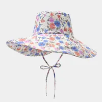 Unisex Casual Elegant Simple Style Printing Big Eaves Bucket Hat sku image 12