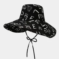 Unisex Casual Elegant Simple Style Printing Curved Eaves Bucket Hat sku image 1