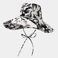 Unisex Casual Elegant Simple Style Printing Big Eaves Bucket Hat sku image 10