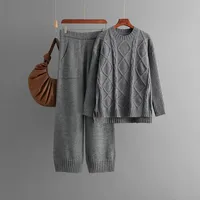 Casual Daily Women's Casual Simple Style Commute Style Solid Color Viscose Fiber Knit Leisure Suit Shorts Sets sku image 6