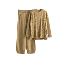 Casual Daily Women's Casual Simple Style Commute Style Solid Color Viscose Fiber Knit Leisure Suit Shorts Sets main image 4