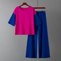 Casual Daily Women's Temperament Commuter Commute Style Contrast Collar Ice Silk Viscose Fiber Leisure Suit Shorts Sets main image 3