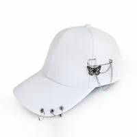 Unisex Hip-hop Solid Color  Curved Eaves Baseball Cap sku image 23