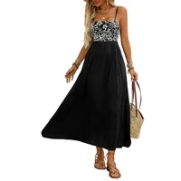 Women's Strap Dress Elegant Simple Style Strap Sleeveless Flower Midi Dress Holiday Daily main image 5