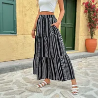 Women's Skirt Vintage Style Bohemian Printing Maxi Long Dress Holiday Daily main image 3