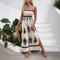 Women's Daily Casual Flower Full Length Jumpsuits sku image 4