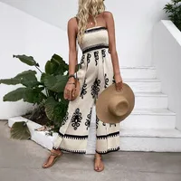 Women's Daily Casual Flower Full Length Jumpsuits main image 3