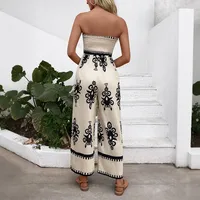 Women's Daily Casual Flower Full Length Jumpsuits main image 4