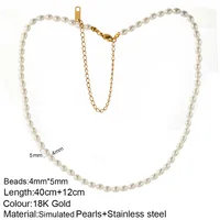 Bohemian Letter Stainless Steel Plating 18k Gold Plated Necklace sku image 30