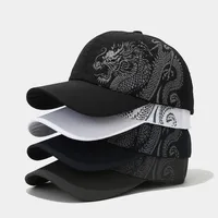 Unisex Casual Simple Style Streetwear Dragon Curved Eaves Baseball Cap main image 1