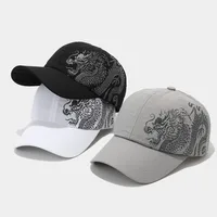 Unisex Casual Simple Style Streetwear Dragon Curved Eaves Baseball Cap main image 2