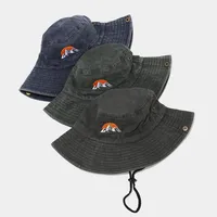 Unisex Casual Elegant Simple Style Mountain Curved Eaves Bucket Hat main image 2
