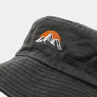 Unisex Casual Elegant Simple Style Mountain Curved Eaves Bucket Hat main image 4