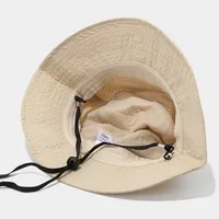 Unisex Casual Elegant Simple Style Solid Color Curved Eaves Bucket Hat main image 4