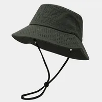Unisex Casual Elegant Simple Style Solid Color Curved Eaves Bucket Hat sku image 4