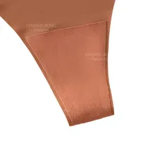 Solid Color Seamless Breathable Quick Dry Low Waist T/thong Panties main image 4