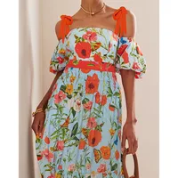 Women's Sexy Skinny Solid Color Flower One Piece Swimwear main image 3