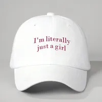 Women's Elegant Letter Curved Eaves Baseball Cap main image 2