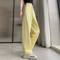Women's Casual Daily Street Casual Style Japanese And Korean Leisure Solid Color Straight Pants Full Length Casual Pants main image 3