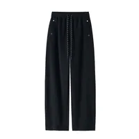 Women's Casual Daily Street Casual Style Japanese And Korean Leisure Solid Color Straight Pants Full Length Casual Pants main image 5