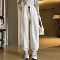 Women's Outdoor Street Sports Casual Style Japanese And Korean Leisure Solid Color Ankle-Length Harem Pants Casual Pants main image 2