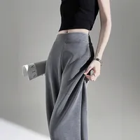 Women's Casual Outdoor Street Japanese And Korean Leisure Simple Style Solid Color Three-dimensional Decoration Full Length Casual Pants main image 2