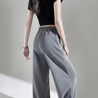 Women's Casual Outdoor Street Japanese And Korean Leisure Simple Style Solid Color Three-dimensional Decoration Full Length Casual Pants main image 4