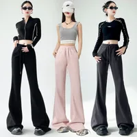 Women's Casual Daily Street Japanese And Korean Leisure Korean Style Solid Color Stereo Cutting Full Length Casual Pants main image 1
