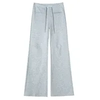 Women's Casual Outdoor Japanese And Korean Leisure Simple Style Solid Color Flared Pants Full Length Casual Pants main image 2