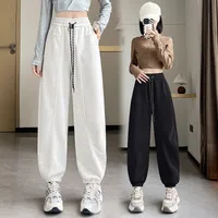Women's Outdoor Street Sports Casual Style Japanese And Korean Leisure Solid Color Ankle-Length Harem Pants Casual Pants main image 3