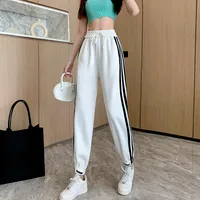 Women's Casual Street Sports Tidal Wind Streetwear Color Block Harem Pants Full Length Casual Pants main image 4