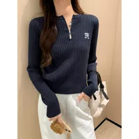 Women's Adults Pullovers Sweater Long Sleeve Sweaters & Cardigans Temperament Commuter Commute Style Solid Color main image 1