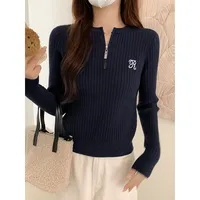 Women's Adults Pullovers Sweater Long Sleeve Sweaters & Cardigans Temperament Commuter Commute Style Solid Color main image 4