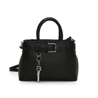 Women's Pu Leather Solid Color Classic Style Square Zipper Shoulder Bag sku image 2
