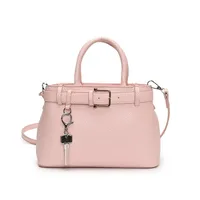 Women's Pu Leather Solid Color Classic Style Square Zipper Shoulder Bag sku image 4