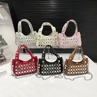 Women's Pu Leather Round Dots Streetwear Square Magnetic Buckle Shoulder Bag main image 1