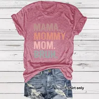 Women's T-shirt Short Sleeve T-Shirts Streetwear Vocabulary Words/Name main image 2