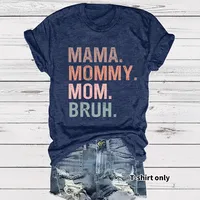 Women's T-shirt Short Sleeve T-Shirts Streetwear Vocabulary Words/Name main image 3