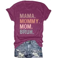 Women's T-shirt Short Sleeve T-Shirts Streetwear Vocabulary Words/Name main image 5
