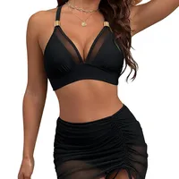 Women's Solid Color Swimwear main image 5