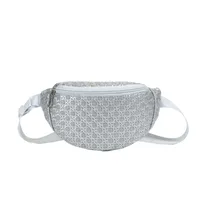 Kid'S PU Solid Color Preppy Style Classic Style Square Zipper Shoulder Bag sku image 2