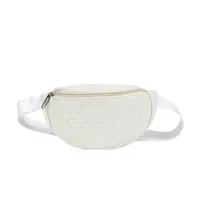 Kid'S PU Solid Color Preppy Style Classic Style Square Zipper Shoulder Bag sku image 3