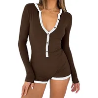 Women's Casual Daily Elegant Style Temperament Commuter Color Block Shorts Jumpsuits main image 4