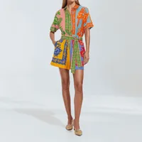 Women's Casual Office Daily Elegant Style Temperament Commuter Printing Shorts Jumpsuits main image 5